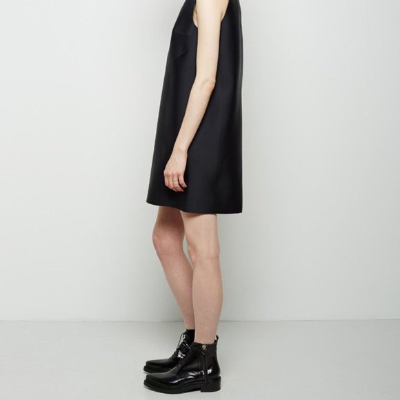 Acne Studios Linden Boots Black Leather Combat - Picture 2 of 13